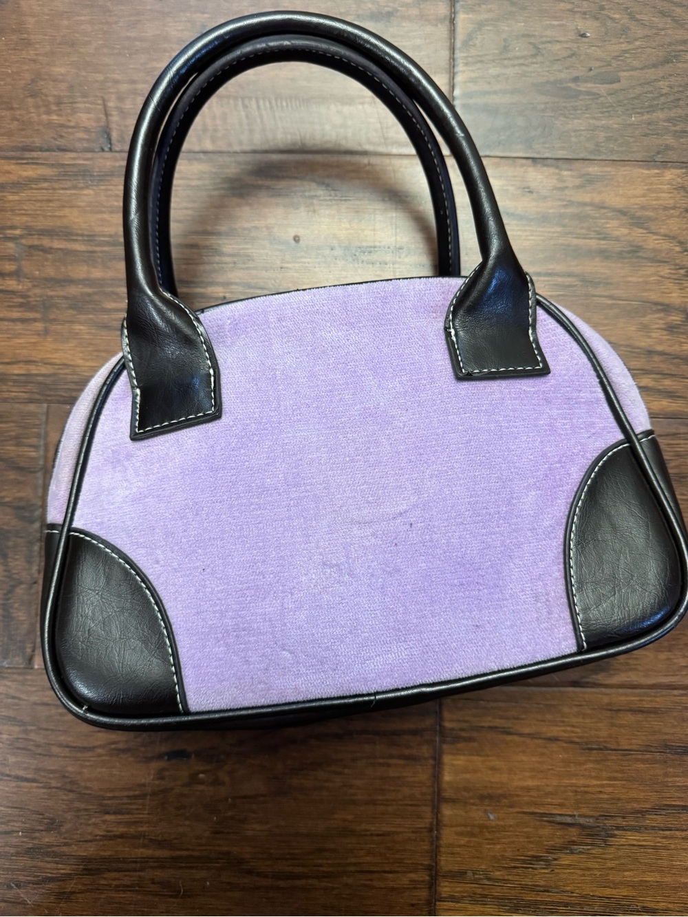 Victoria’s Secret Y2K Vintage light purple pink velvet mini handbag - Picture 2 of 4